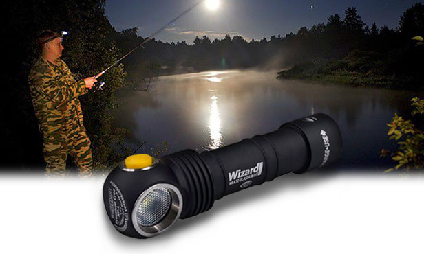 Фонарь UV (УФ) аккумуляторный ночной для рыбалки