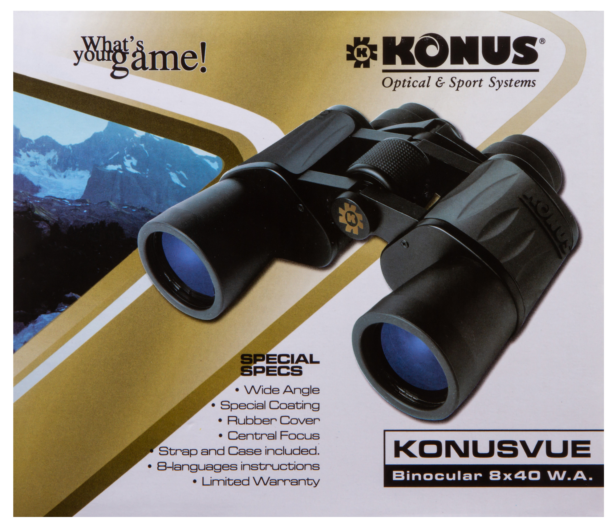Бинокль Konus Konusvue 8x40 WA купить в Бинокли, продажа