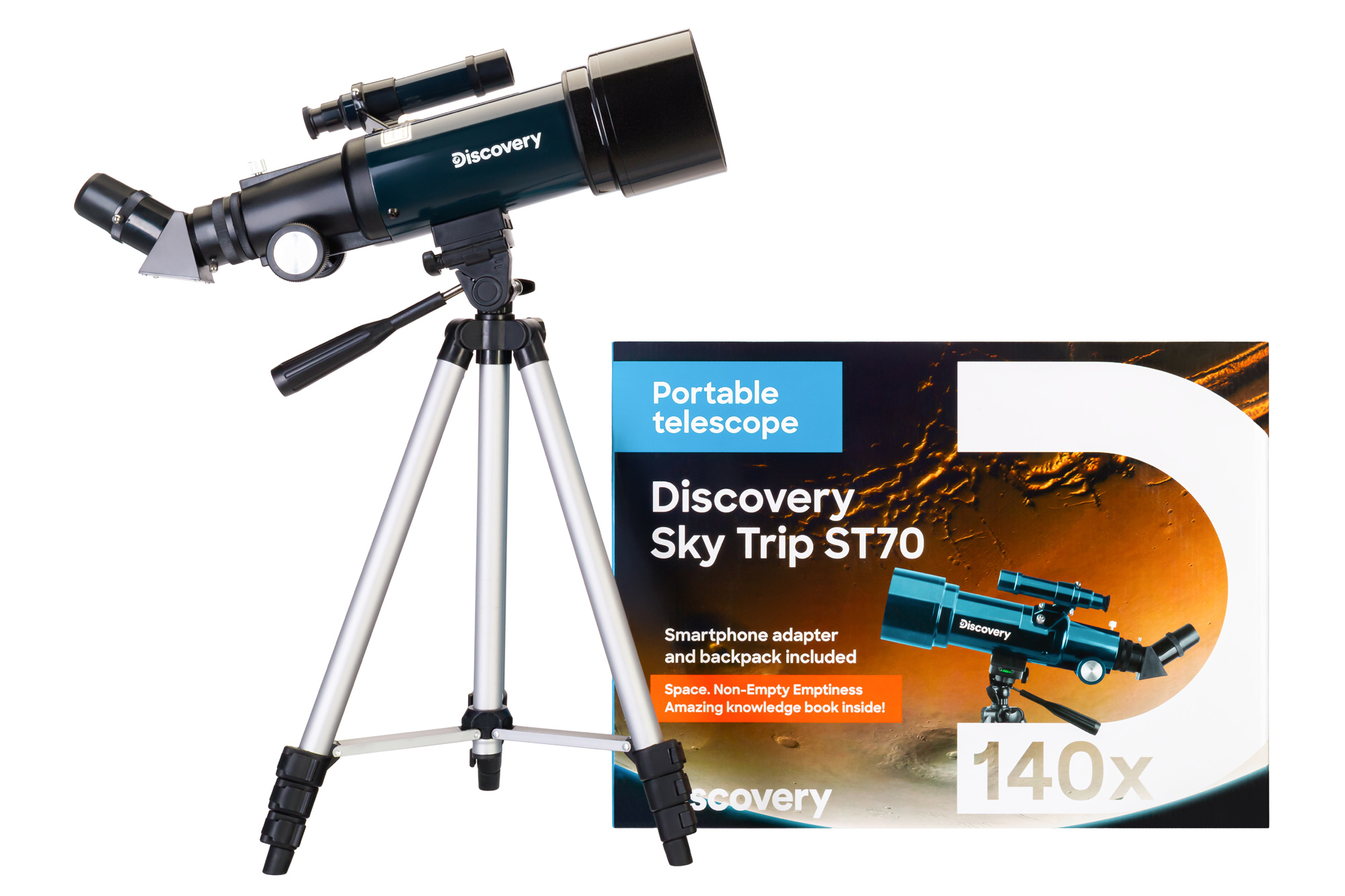 Телескоп Levenhuk Discovery Sky Trip ST70 с книгой купить в Минске ...
