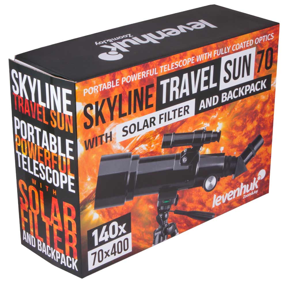 Телескоп Levenhuk Skyline Travel Sun 70 купить в Минске. Телескопы ...