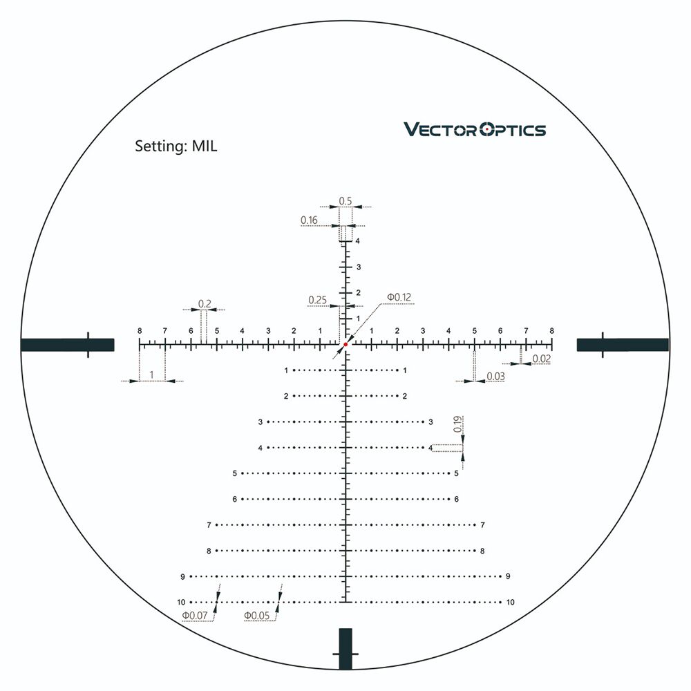 Оптический прицел Vector Optics 34мм FFP Continental x6 5-30x56 VCT-34, фото , изображение 10