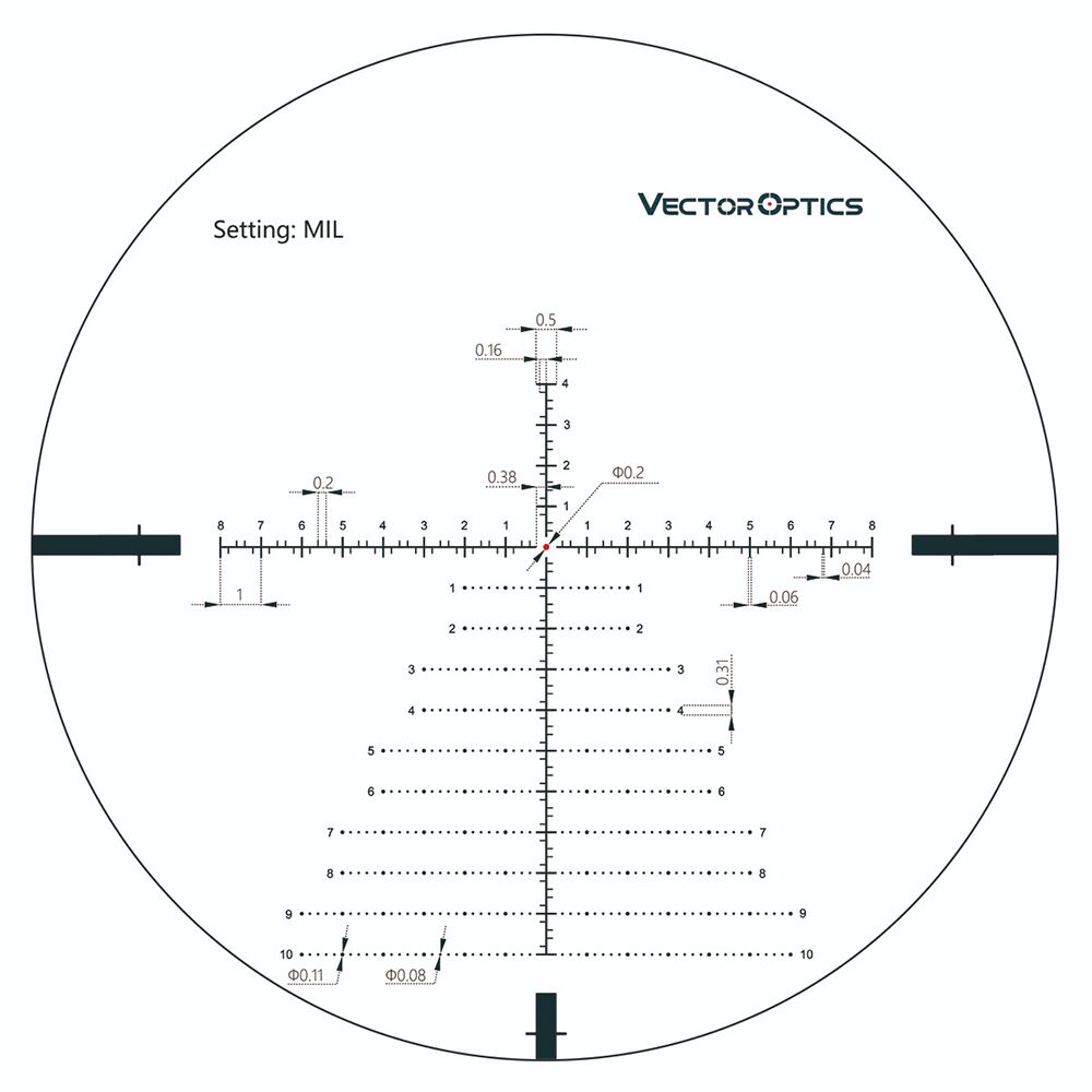 Оптический прицел Vector Optics 34мм FFP Continental x6 3-18x50 VCT-34, фото , изображение 8