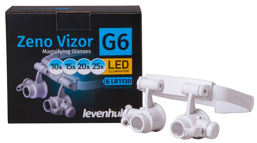 Лупа-очки Levenhuk Zeno Vizor G6, фото , изображение 10