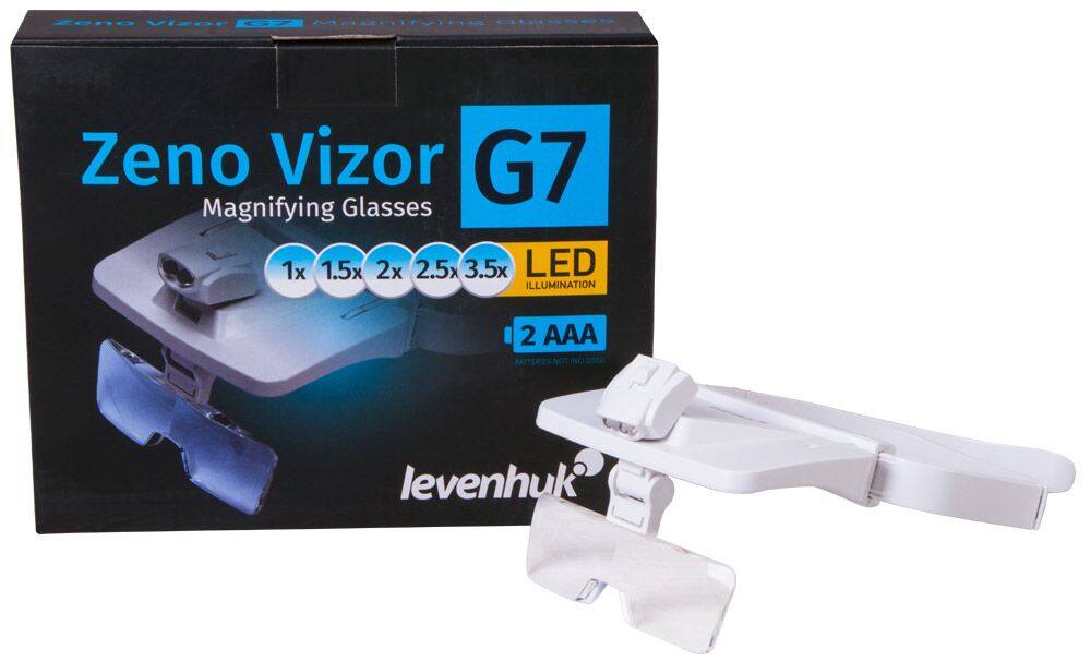 Лупа-очки Levenhuk Zeno Vizor G7, фото , изображение 11