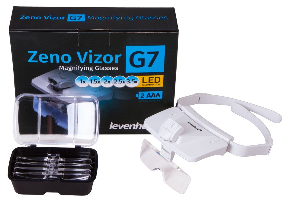 Лупа-очки Levenhuk Zeno Vizor G7, фото , изображение 2