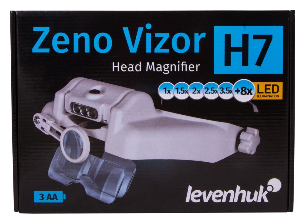 Лупа налобная Levenhuk Zeno Vizor H7, фото , изображение 13