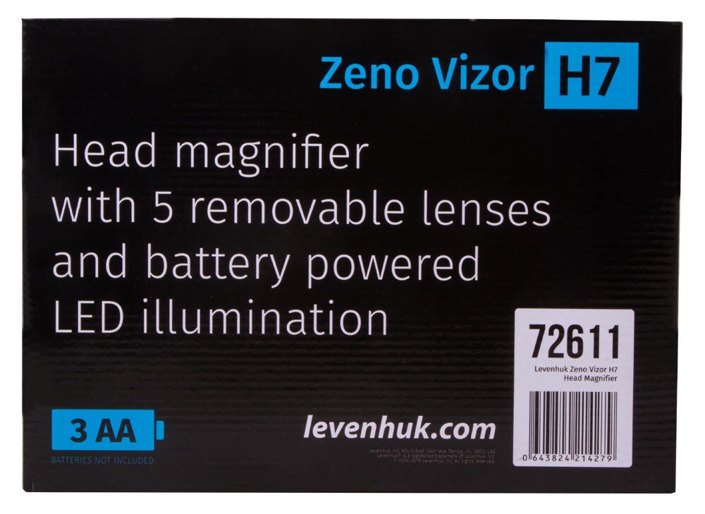 Лупа налобная Levenhuk Zeno Vizor H7, фото , изображение 14