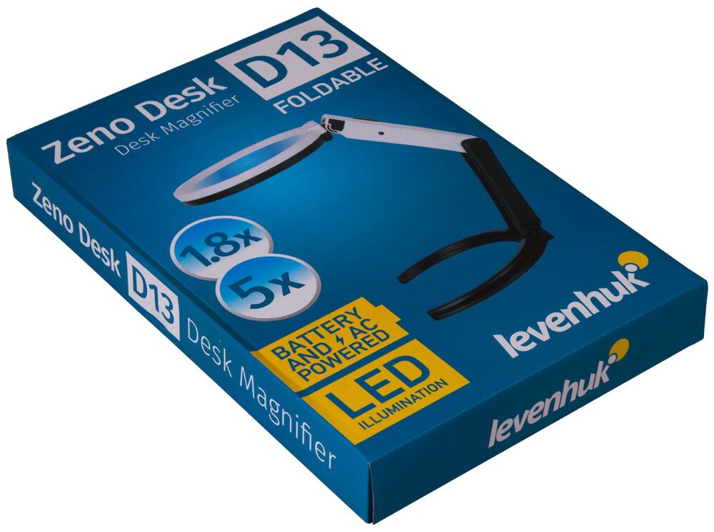 Лупа настольная Levenhuk Zeno Desk D13, фото , изображение 2