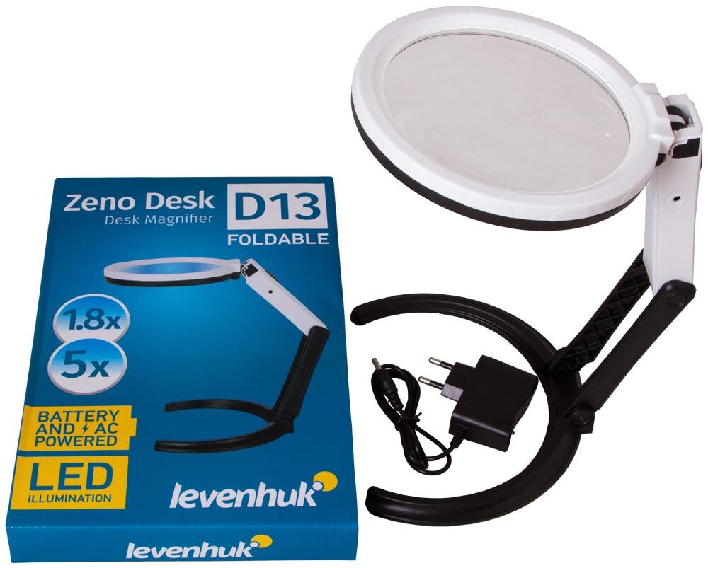 Лупа настольная Levenhuk Zeno Desk D13, фото , изображение 3