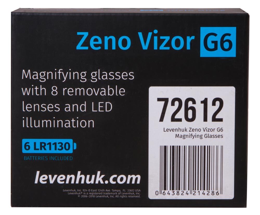 Лупа-очки Levenhuk Zeno Vizor G6, фото , изображение 13