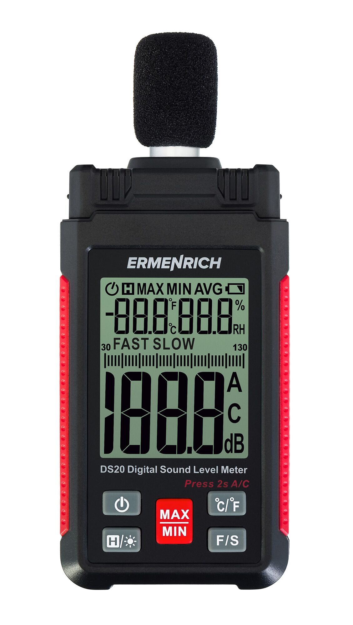 Цифровой шумомер Ermenrich Seek DS20, фото 