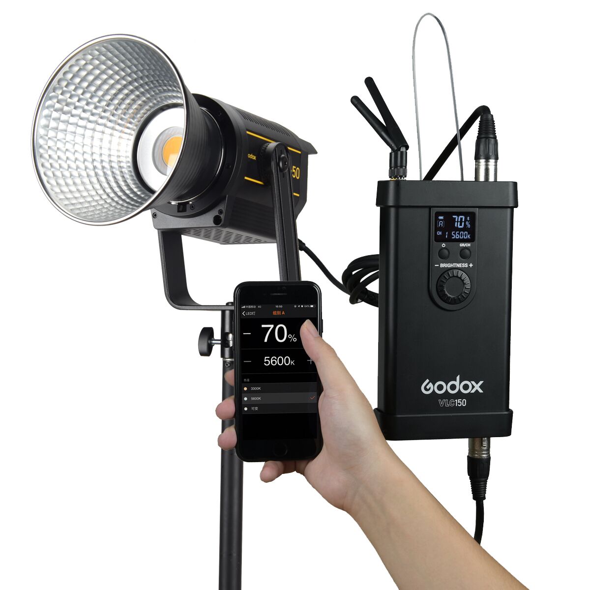 Осветитель светодиодный Godox VL150 (без пульта), фото , изображение 11