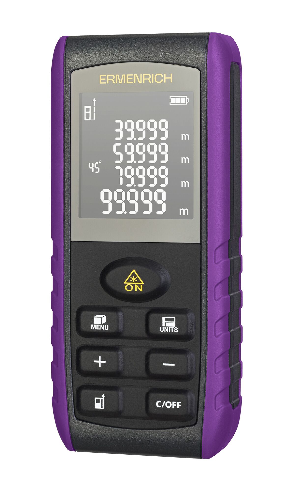 Лазерная рулетка Ermenrich Reel PRO GE60 (фиолетовый), фото 