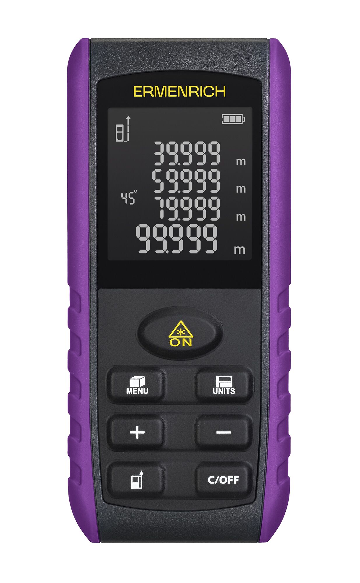 Лазерная рулетка Ermenrich Reel PRO GE60 (фиолетовый), фото , изображение 9