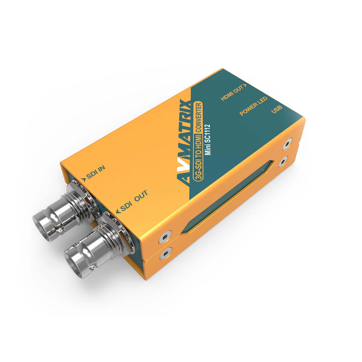 Конвертер AVMATRIX Mini SC1112 преобразования 3G-SDI в HDMI, фото 