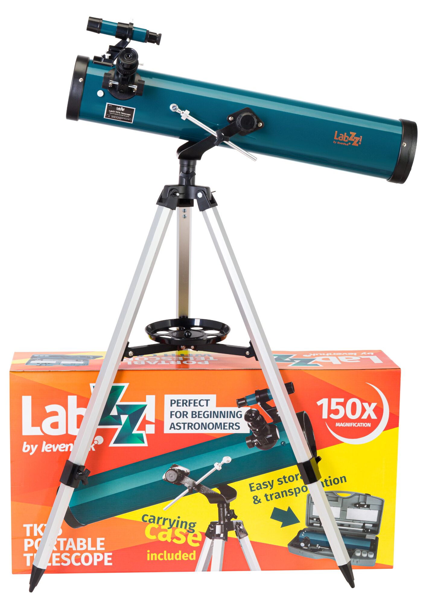 Телескоп Levenhuk LabZZ TK76 с кейсом, фото , изображение 2