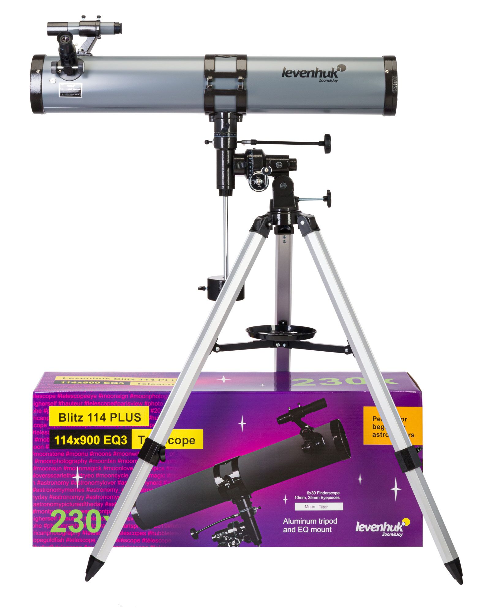 Телескоп Levenhuk Blitz 114 PLUS, фото , изображение 2