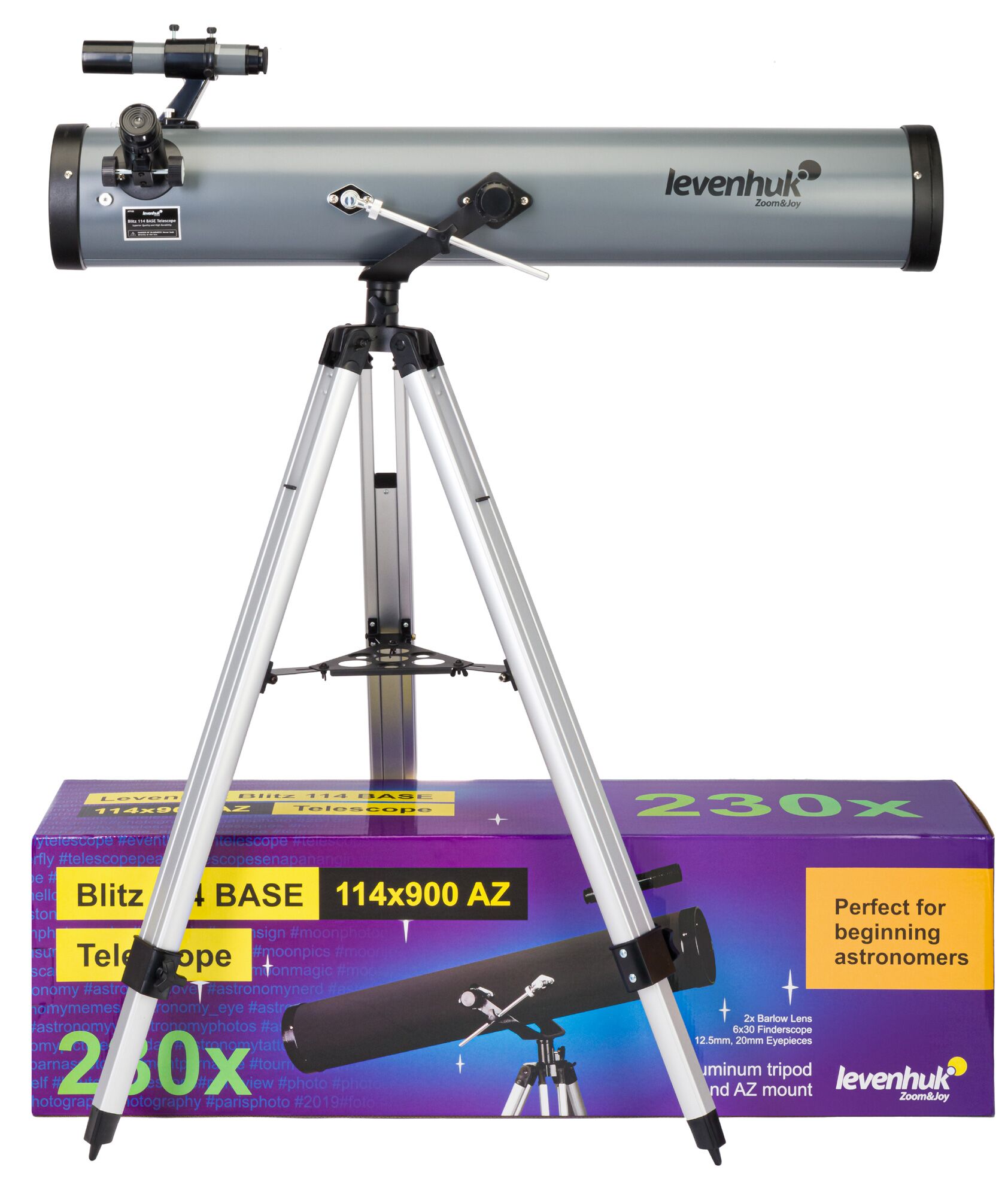 Телескоп Levenhuk Blitz 114 BASE, фото , изображение 2