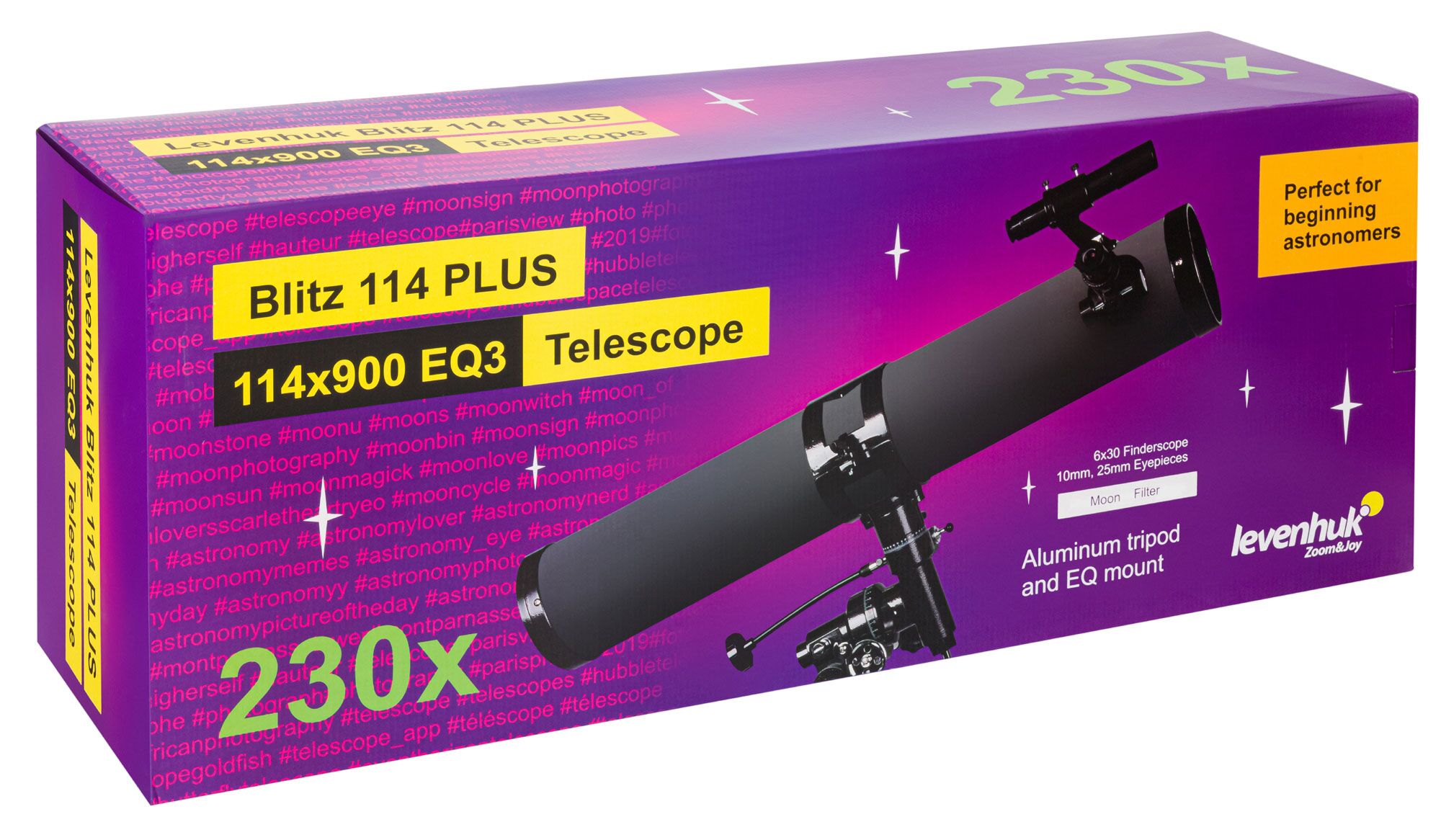 Телескоп Levenhuk Blitz 114 PLUS, фото , изображение 12
