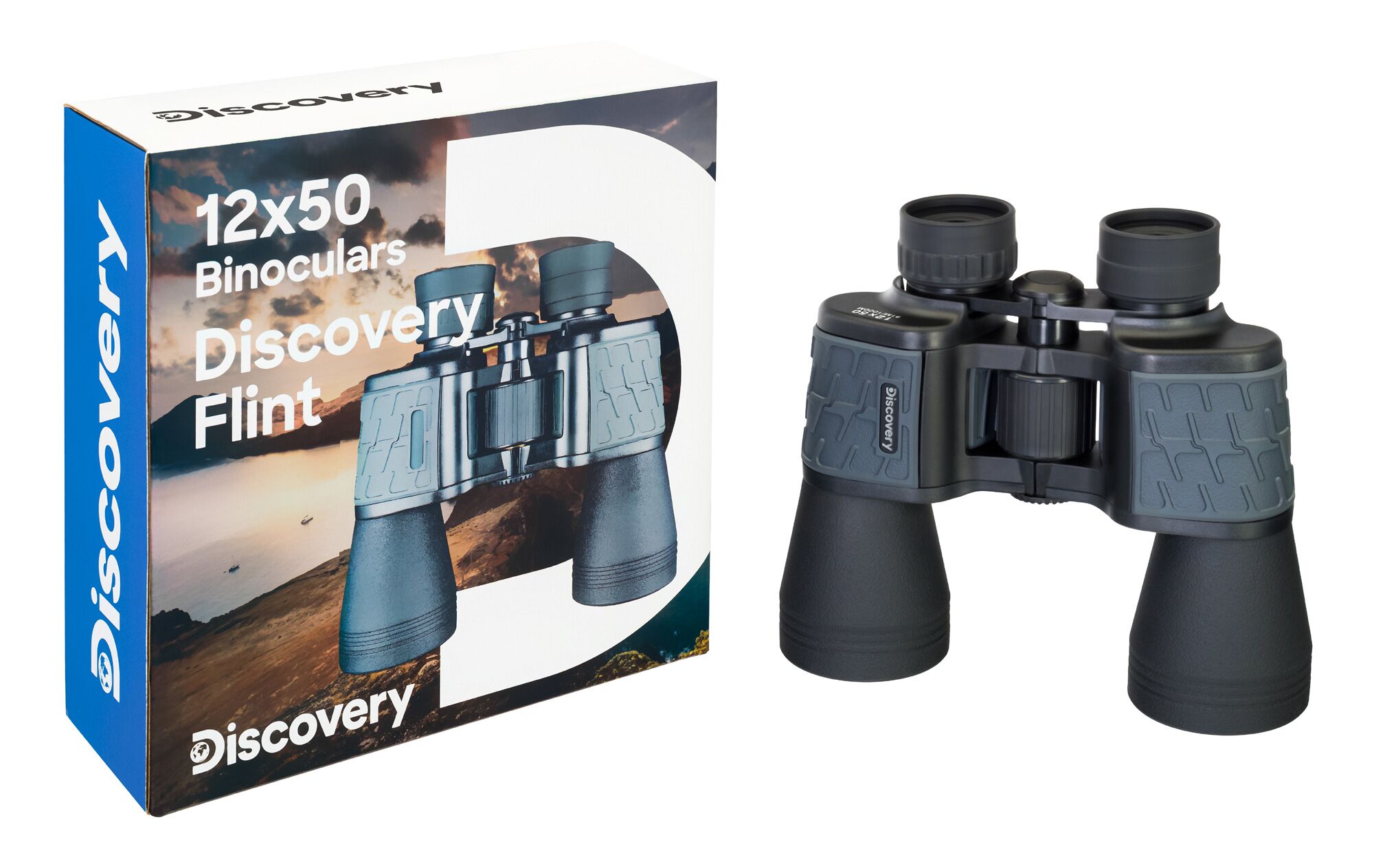 Бинокль Levenhuk Discovery Flint 12x50, фото , изображение 12