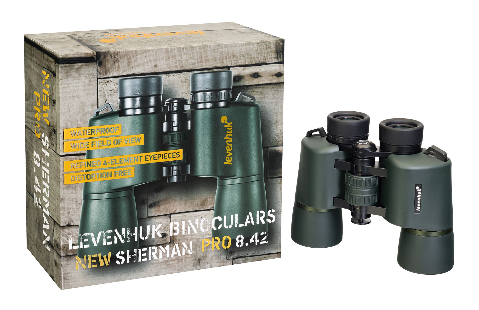 Бинокль Levenhuk New Sherman PRO 8x42, фото , изображение 12