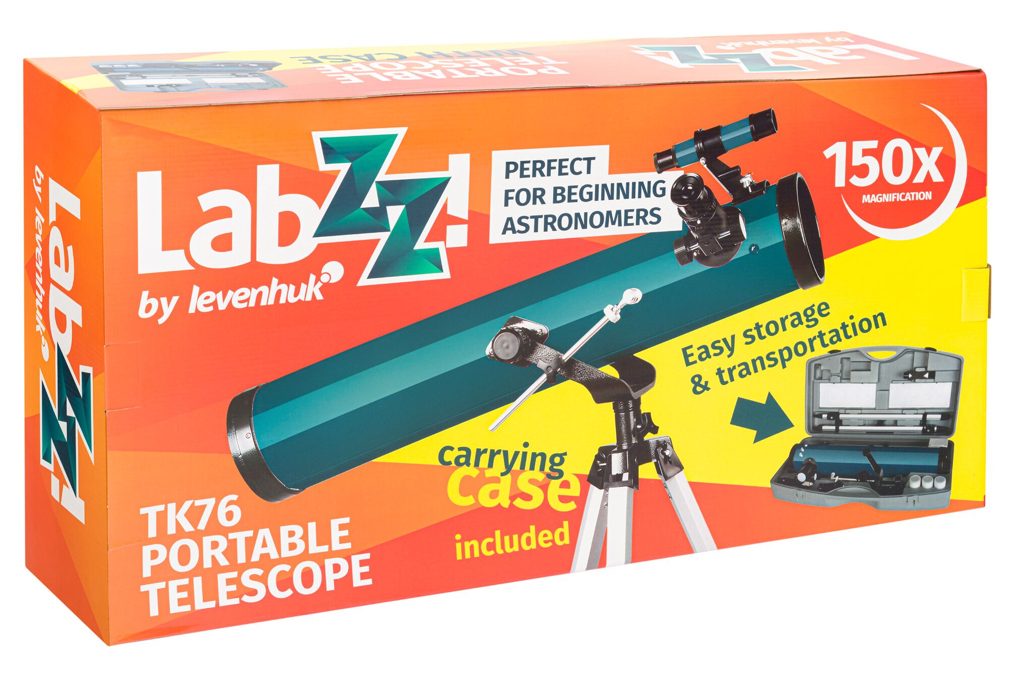 Телескоп Levenhuk LabZZ TK76 с кейсом, фото , изображение 14