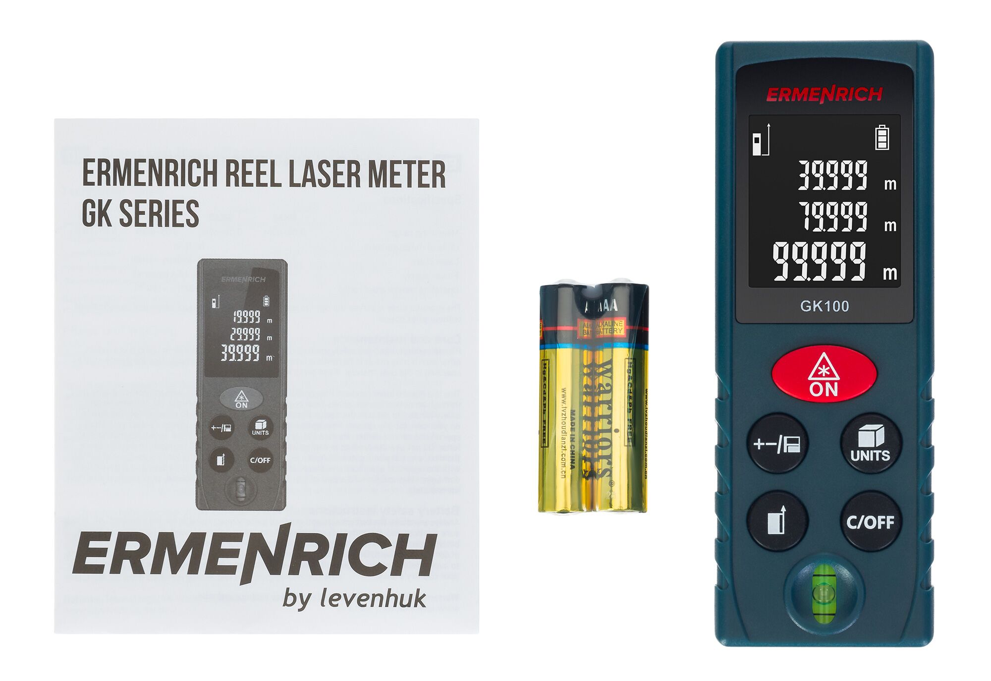 Лазерная рулетка Ermenrich Reel PLUS GK100, фото , изображение 2