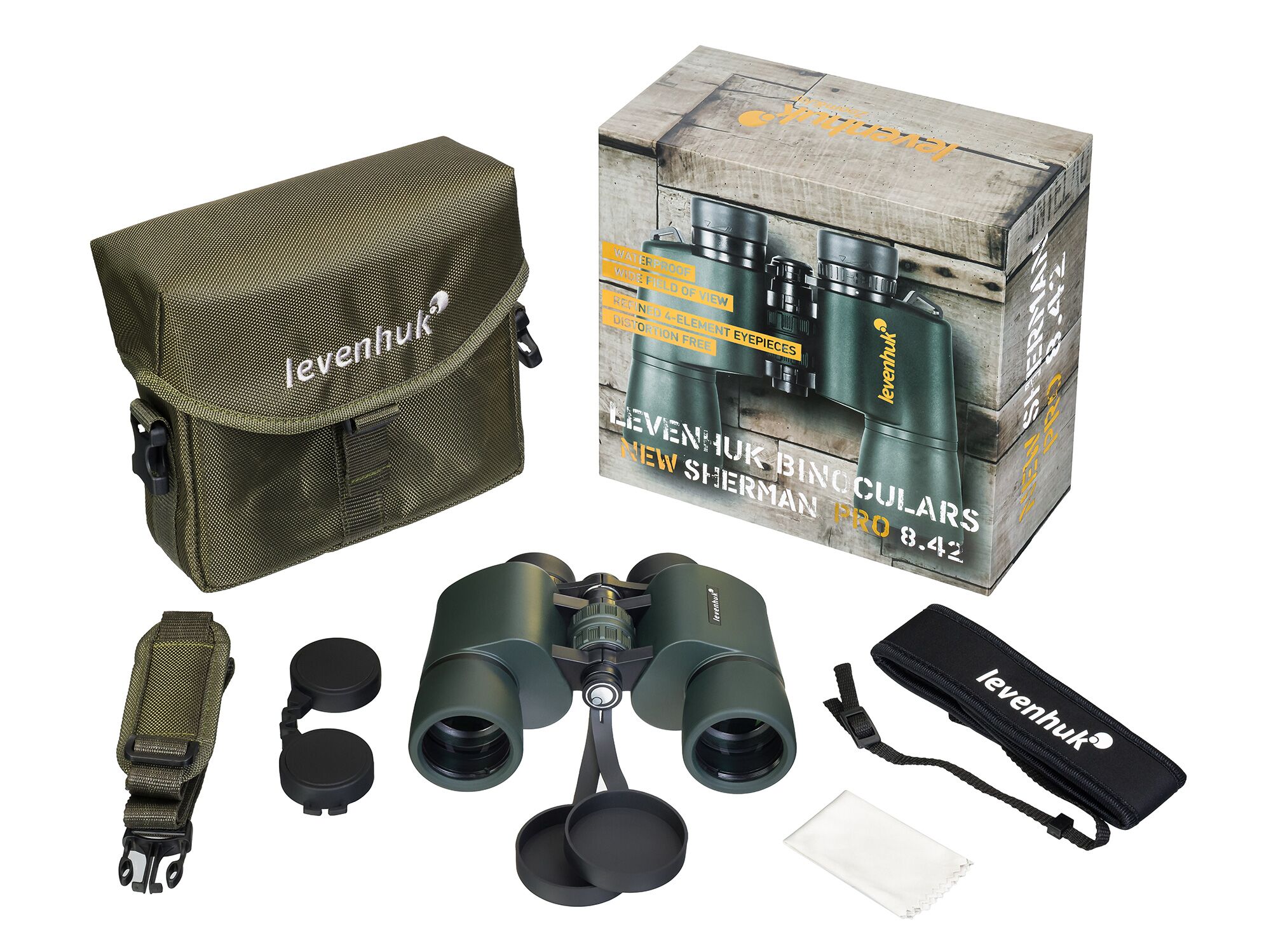 Бинокль Levenhuk New Sherman PRO 8x42, фото , изображение 13