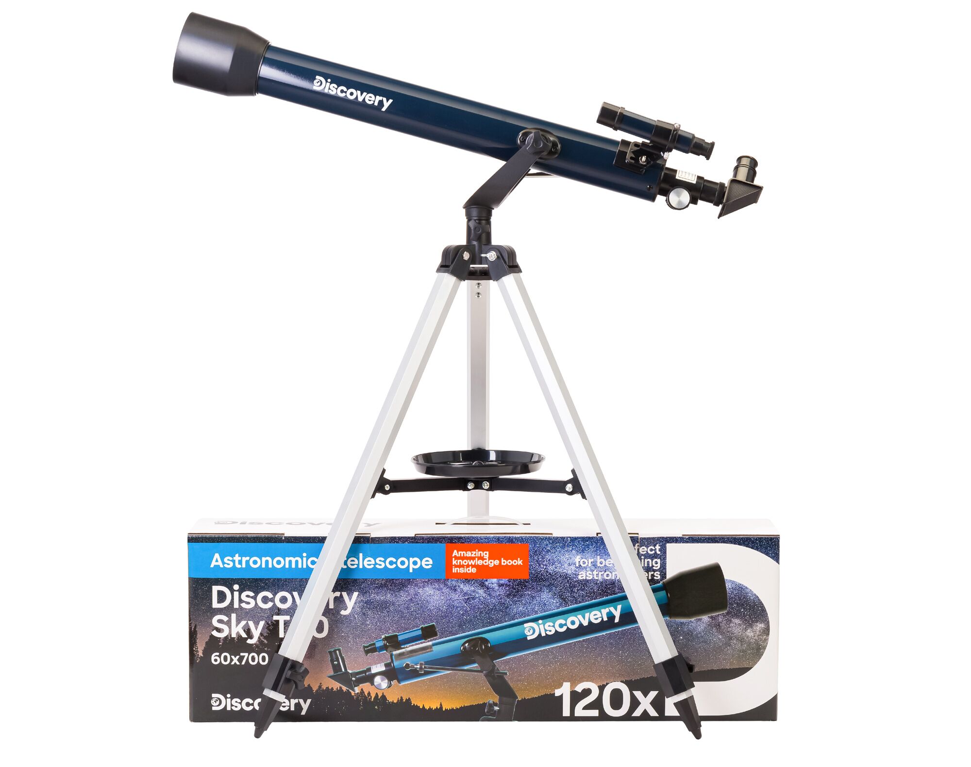 Телескоп Levenhuk Discovery Sky T60 с книгой, фото , изображение 2