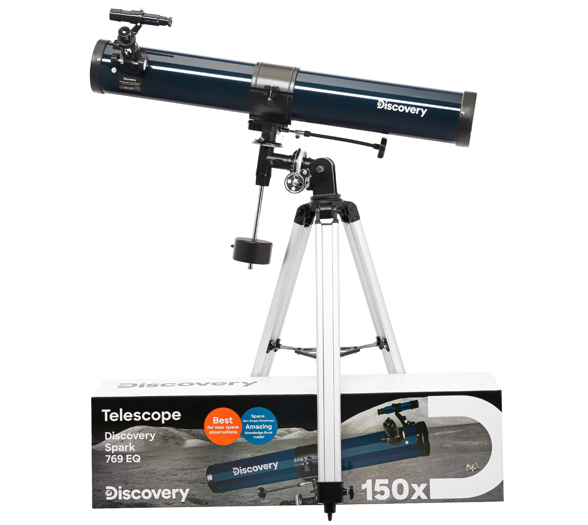 Телескоп Levenhuk Discovery Spark 769 EQ с книгой, фото , изображение 2