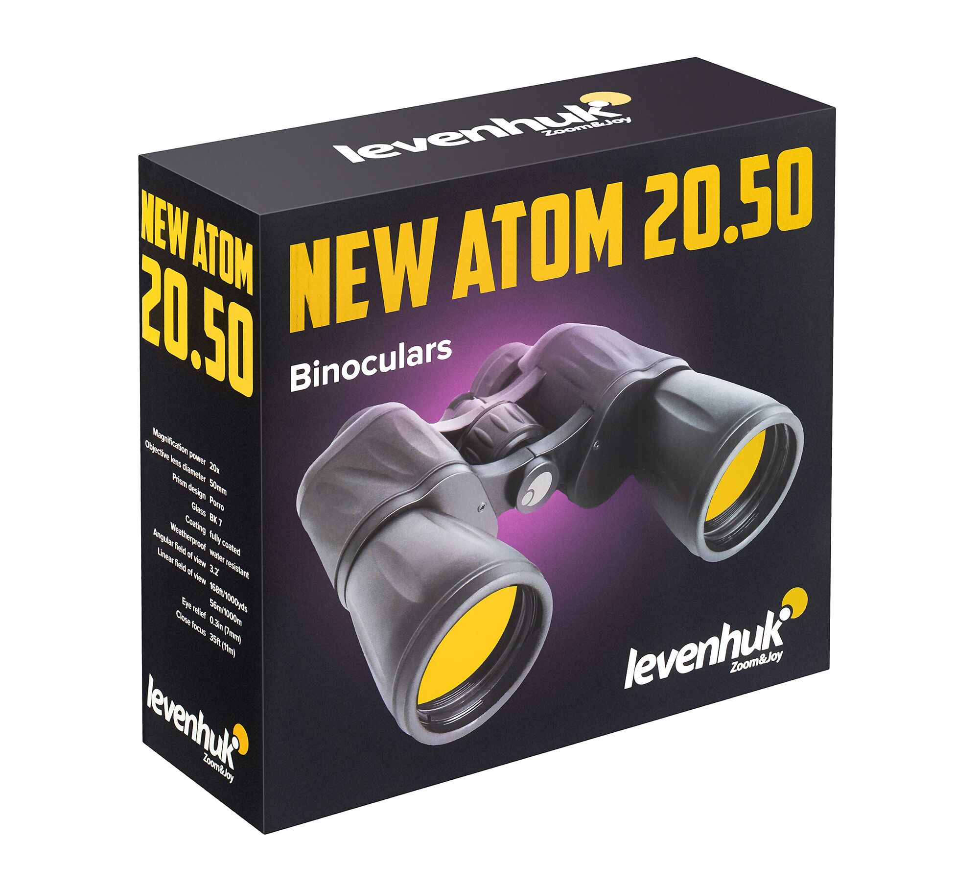 Бинокль Levenhuk New Atom 20x50, фото , изображение 13