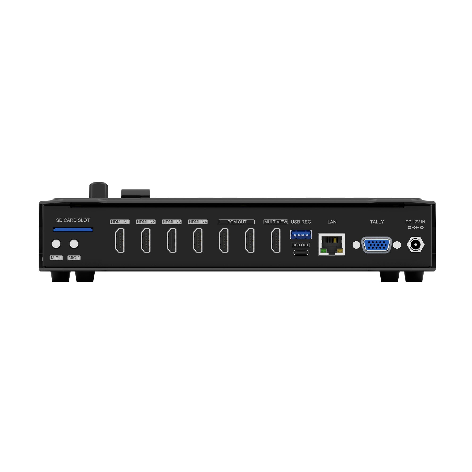 Видеомикшер-стример AVMATRIX Shark H4 компактный 4CH HDMI USB LAN, фото , изображение 3