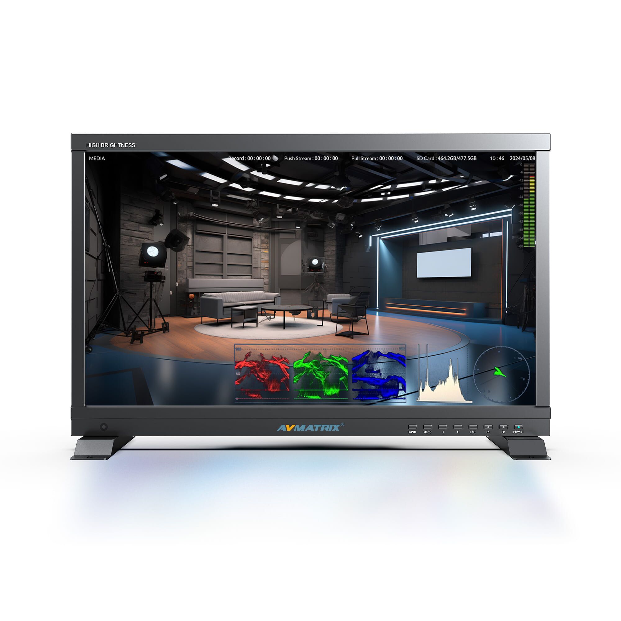 Видеомонитор AVMATRIX BDM215-E стример-рекордер, фото , изображение 2