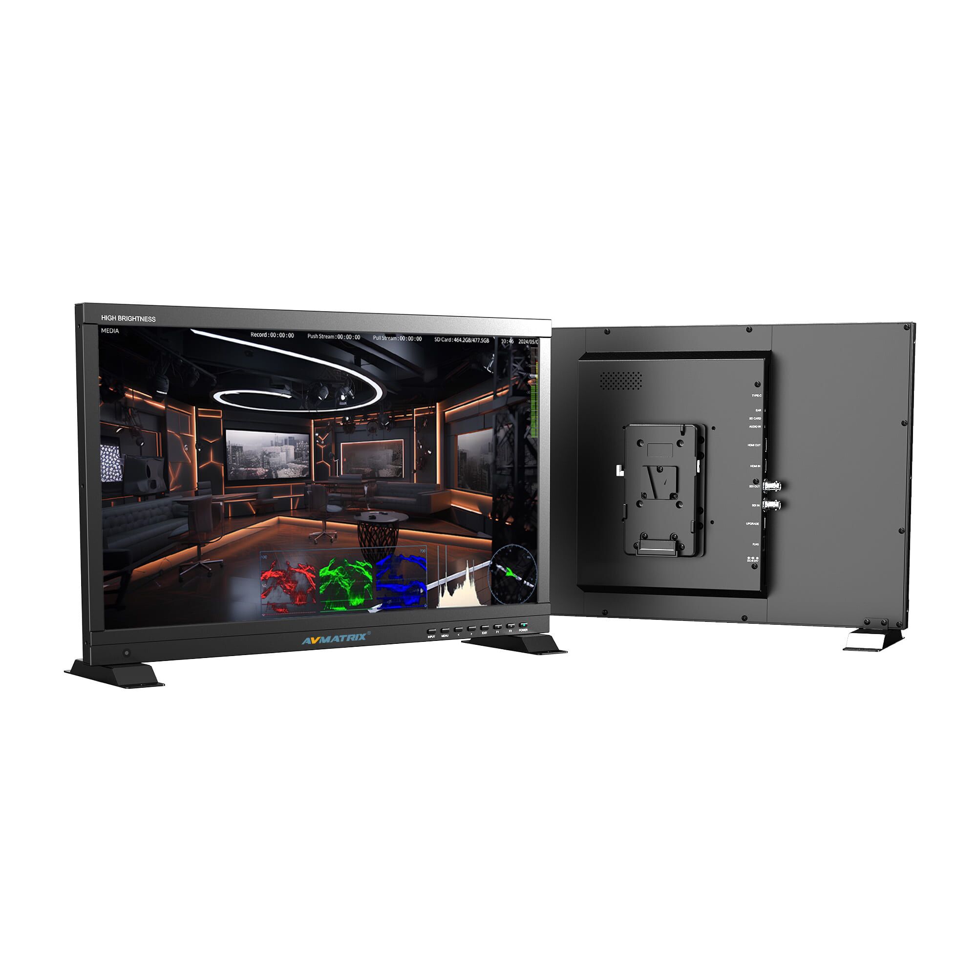 Видеомонитор AVMATRIX BDM215-E стример-рекордер, фото 