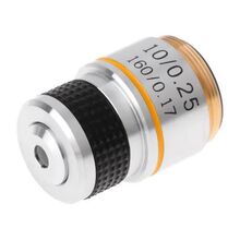 Объектив 10x/0,25 160/0,17 для микроскопов Биомед 1/2/2 LED, фото 