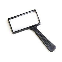 Лупа с ручкой Veber 10050, 2x-4x, 100x50 мм, фото 