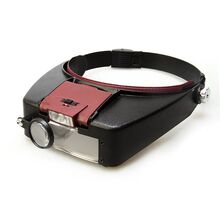 Лупа налобная с подсветкой Veber MG81007-A, 1,8x-4,8x, 88x29 мм, фото 