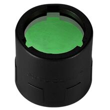 Фильтр для фонарей Nitecore NFG20 ударопрочный, зеленый, фото 