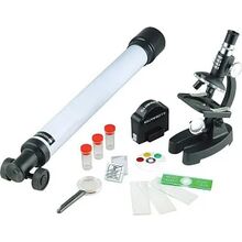 Набор EDU-TOYS: телескоп 30x и микроскоп 100–600x, фото 