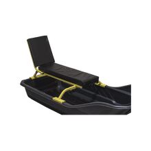 Сиденье продольное со складной спинкой и мягкой сидушкой, фото 