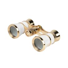 Бинокль театральный Veber Opera БГЦ 3x25 белый/золотой, фото 