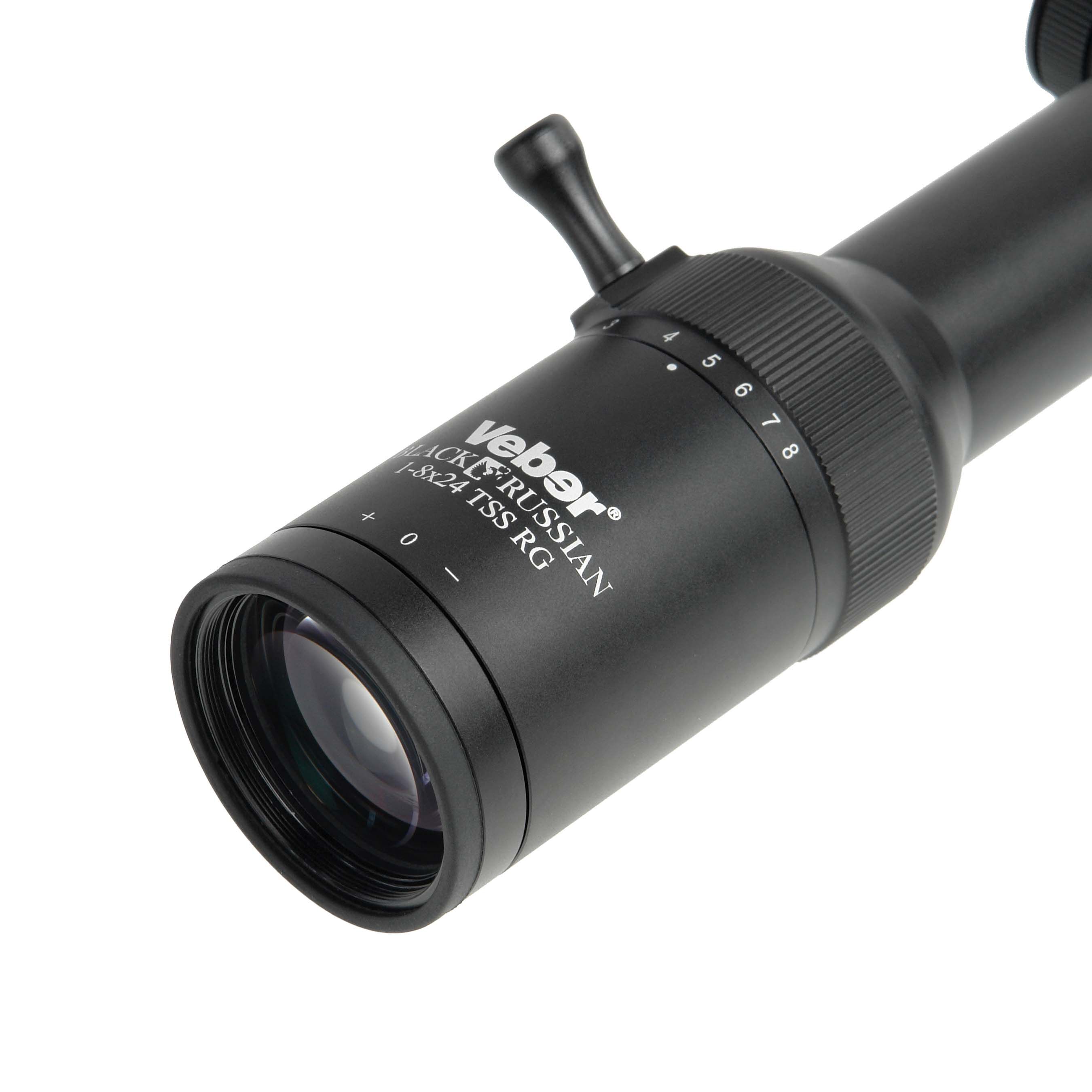 Прицел оптический Veber Black Russian 1-8x24 TSS RG, фото , изображение 3