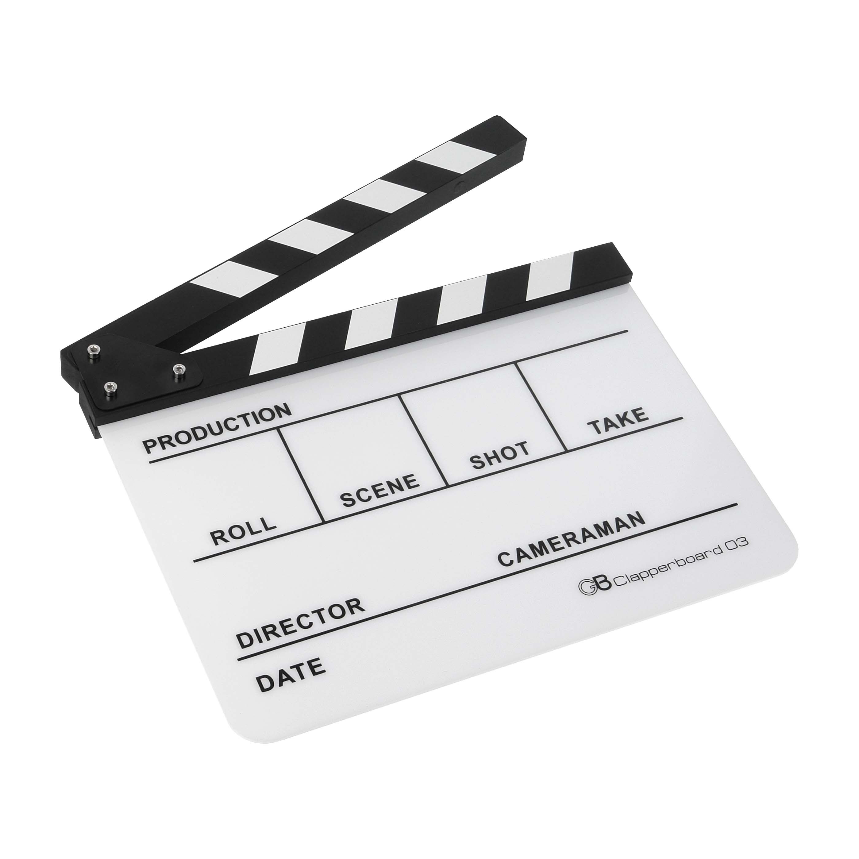 Кинохлопушка GreenBean Clapperboard 03 (белая), фото 