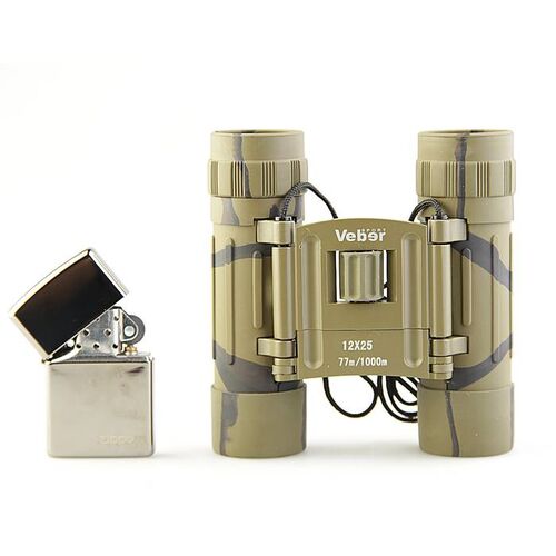 Бинокль Veber Sport БН 12x25 камуфлированный, фото , изображение 2