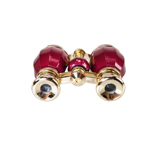 Бинокль театральный Veber Opera БГЦ 4x30  вишня/золотой, фото , изображение 3