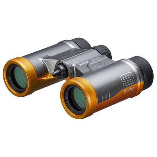 Бинокль PENTAX UD 9x21, серо-оранжевый, фото 