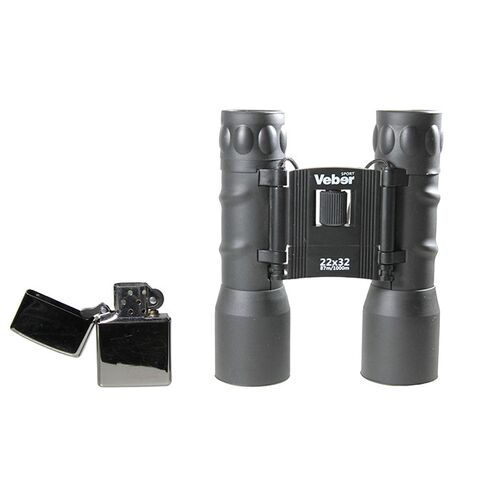 Бинокль Veber Sport БН 22x32, черный, фото , изображение 2