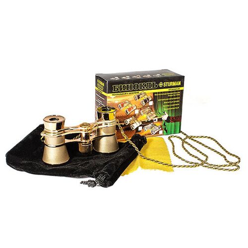 Бинокль театральный STURMAN 3x25, шампань, фото , изображение 4