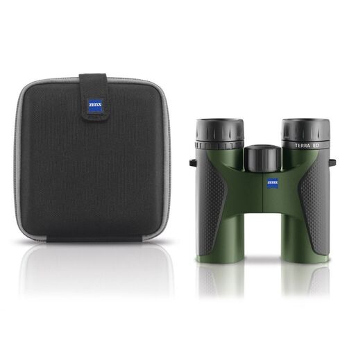 Бинокль Carl Zeiss TERRA ED 10x32, черно-зеленый, фото , изображение 3