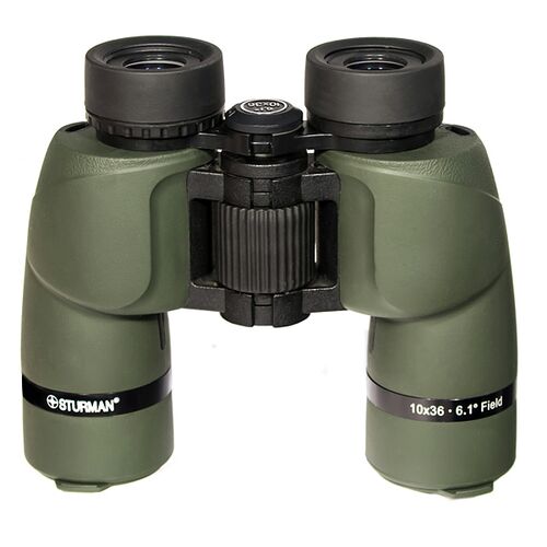 Бинокль STURMAN 10x36, зеленый, фото , изображение 3
